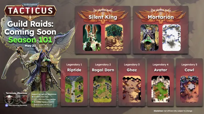 Guild Raid Season 100 Coming Soon Infographic