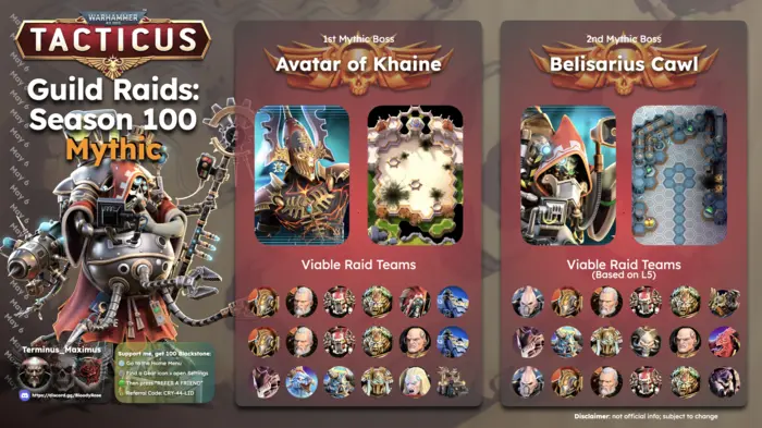 Season 100 Guild Raid archive preview
