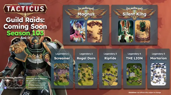 Guild Raid Season 102 Coming Soon Infographic