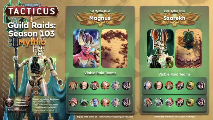 Season 103 Guild Raid archive preview