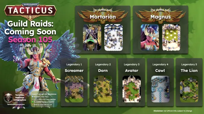 Guild Raid Season 104 Coming Soon Infographic