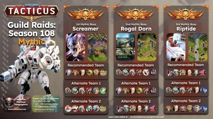 Season 108 Guild Raid archive preview