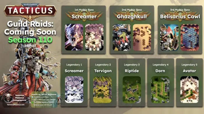 Guild Raid Season 109 Coming Soon Infographic