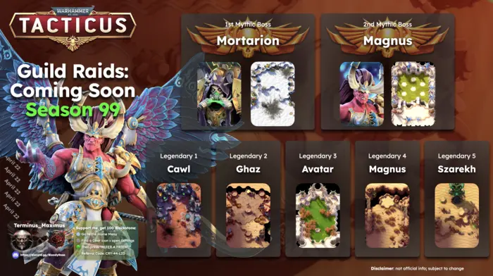 Guild Raid Season 98 Coming Soon Infographic