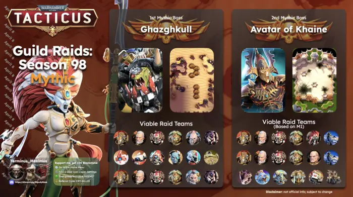 Season 98 Guild Raid archive preview