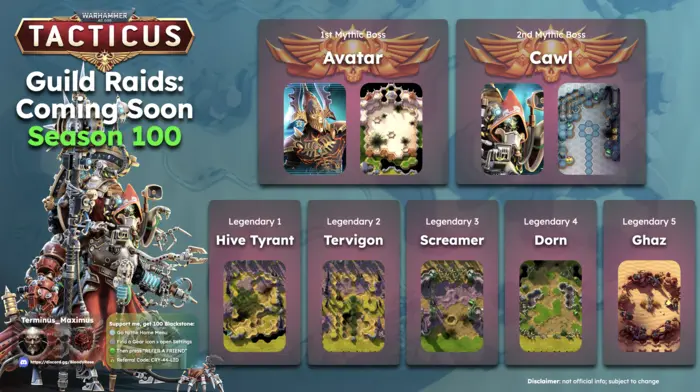 Guild Raid Season 99 Coming Soon Infographic