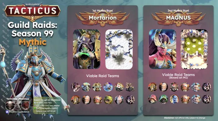 Season 99 Guild Raid archive preview